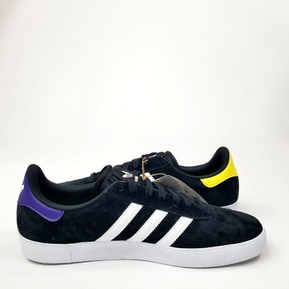 Adidas Gazelle ADV "Advance" Low Top Black Suede Sneakers. Men's Size: 12.5 - Picture 5 of 10